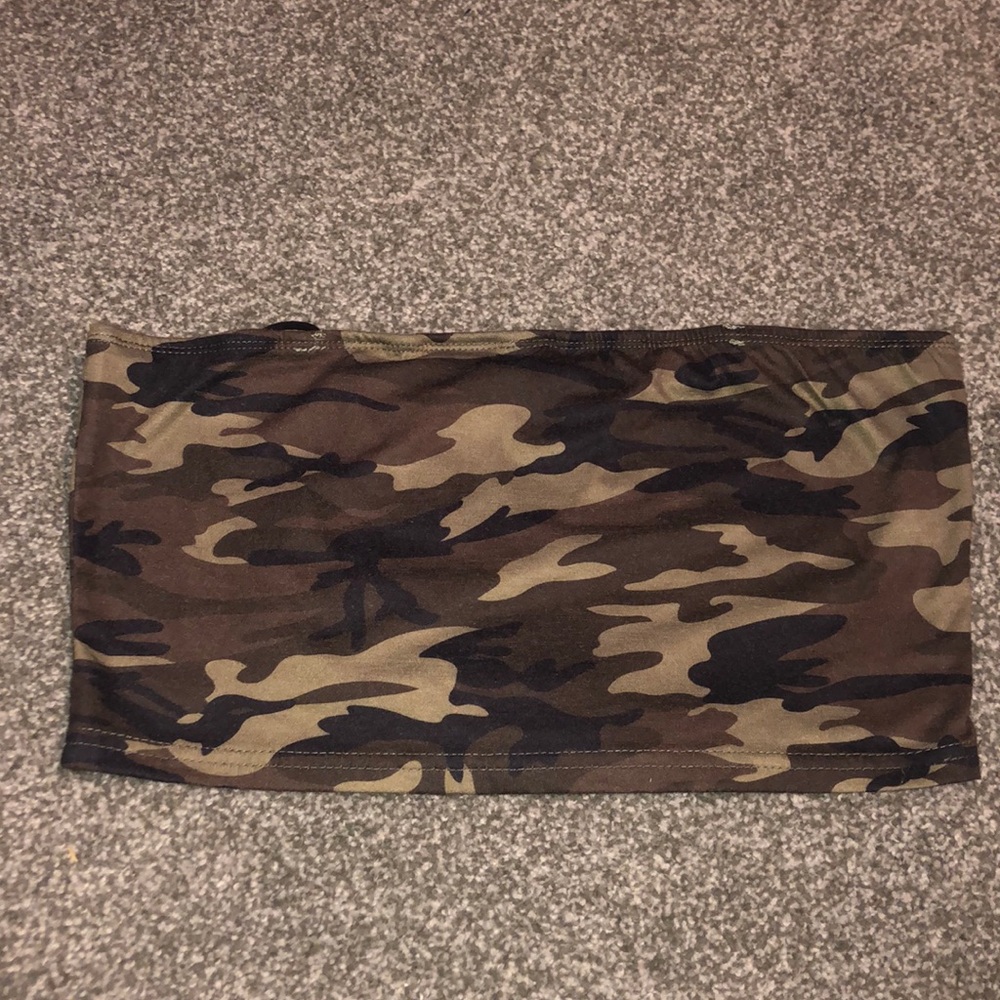 Camo Tube Top L